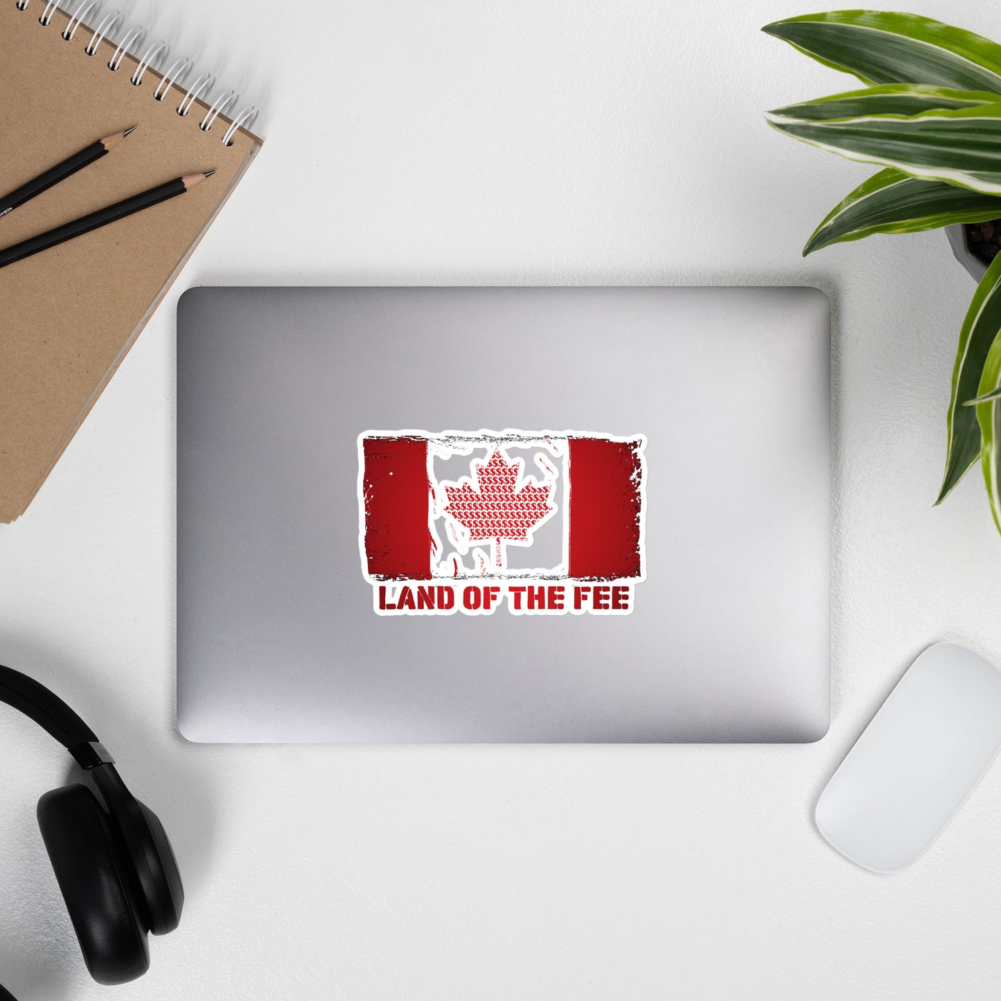 Canada Land of the Fee Bubble-free stickers