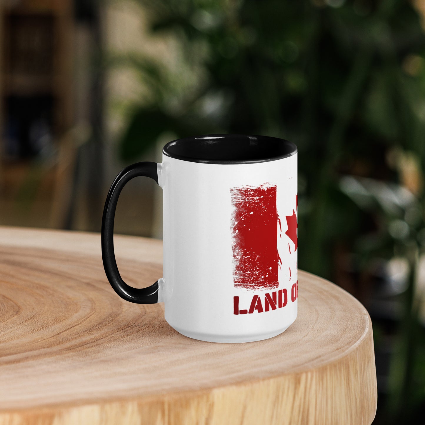 Canada Land of the $ Fee Mug with Color Inside