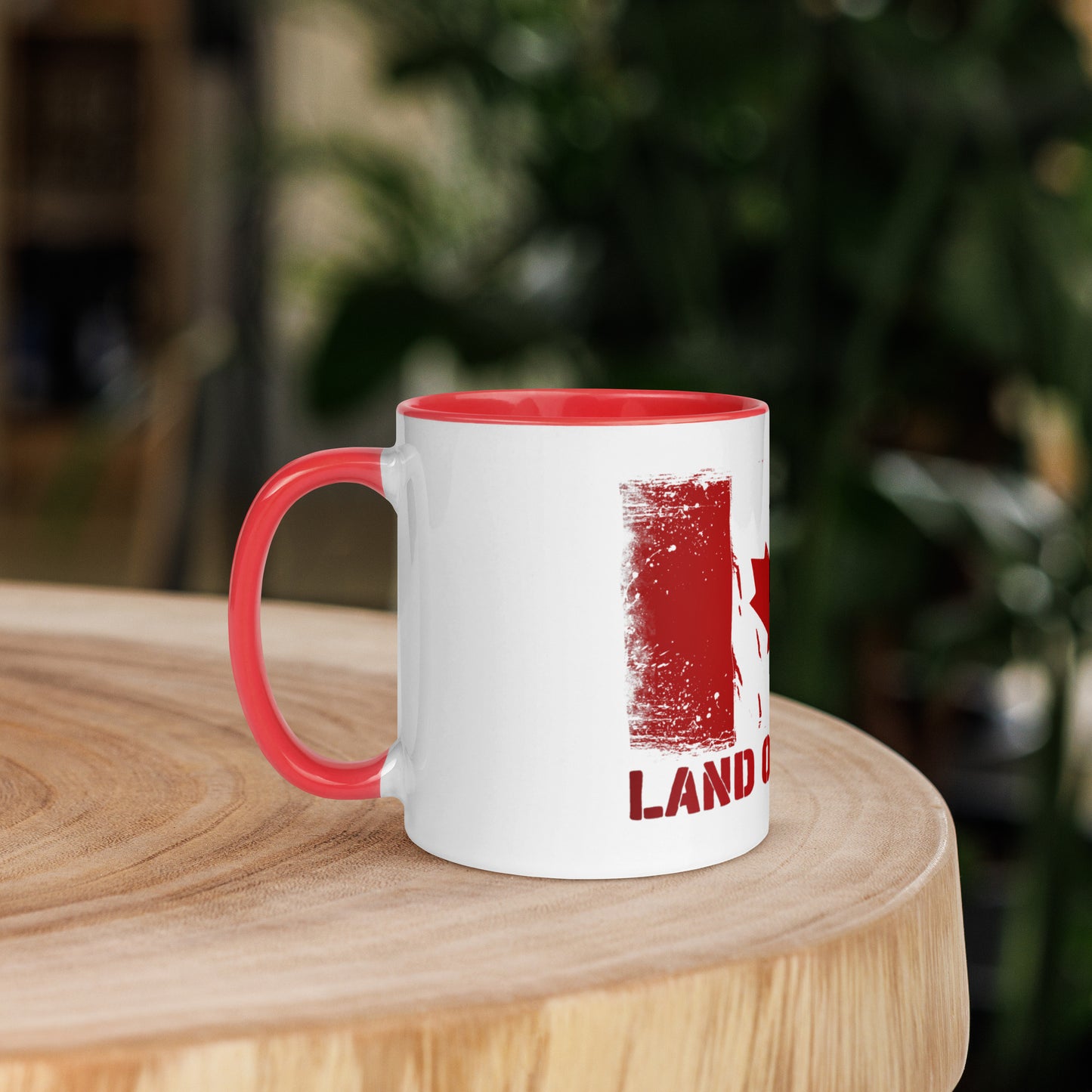 Canada Land of the $ Fee Mug with Color Inside